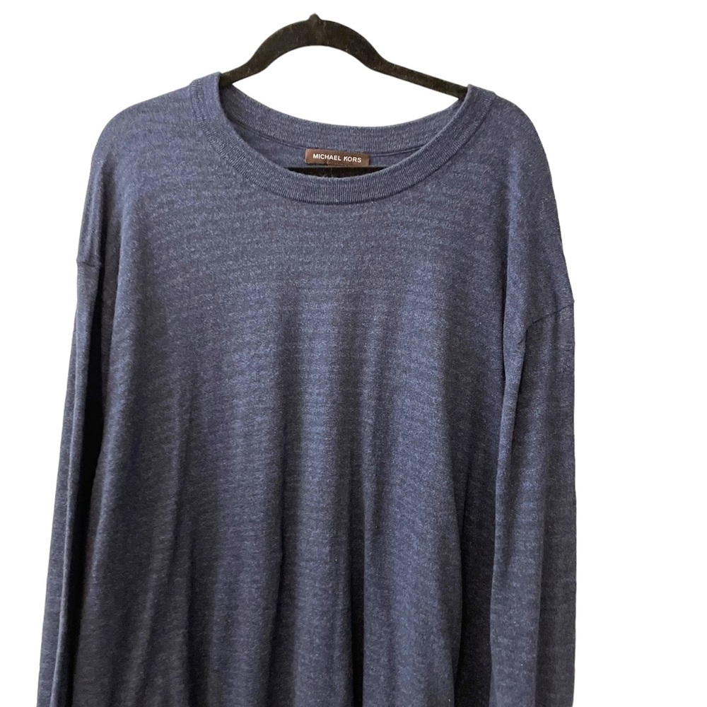 29. Michael Kors Blue Long Sleeve Sweater 3x